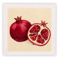 Punch Needle Embroidery Kit for Beginners Pomegranate Pattern DIY Craft Set with Fabric Yarn and Tools for Home Wall Decor Gift